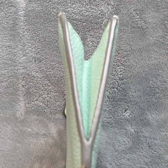 Vintage Coach Change Purse Teal small Zippered L1581 65566 - Picture 8 of 9